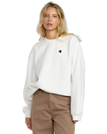 The RVCA Womens Spanky Loteria Sweatshirt in Vintage White