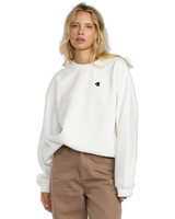 The RVCA Womens Spanky Loteria Sweatshirt in Vintage White