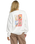 The RVCA Womens Spanky Loteria Sweatshirt in Vintage White