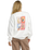 The RVCA Womens Spanky Loteria Sweatshirt in Vintage White
