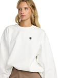 The RVCA Womens Spanky Loteria Sweatshirt in Vintage White