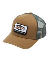 The RVCA Mens Mission 2 Trucker Cap in Camel