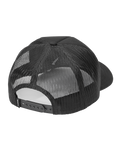 The RVCA Mens Service Foamy Trucker Cap in Black 2