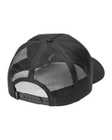 The RVCA Mens Service Foamy Trucker Cap in Black 2