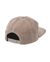 The RVCA Mens Deep Thoughts Cord Snapback Cap in Mushroom