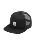 The RVCA Mens VA ATW Trucker Cap in Black