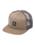 The RVCA Mens VA ATW Trucker Cap in Lead