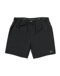The RVCA Mens Yogger 2 In 1 Shorts in Black