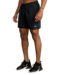 The RVCA Yogger Stretch Workout Shorts in Black | Available at Anns Cottage