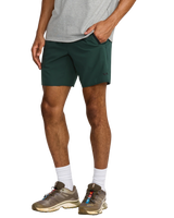 Yogger Stretch Workout Shorts in Hunter Green