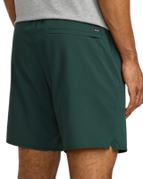 Yogger Stretch Workout Shorts in Hunter Green