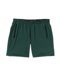 Yogger Stretch Workout Shorts in Hunter Green