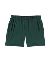 Yogger Stretch Workout Shorts in Hunter Green