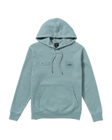 The RVCA Mens RVCA Pin Flip Hoodie in Lead