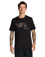 The RVCA Mens Va Blur T-Shirt in Black
