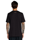 The RVCA Mens Va Blur T-Shirt in Black
