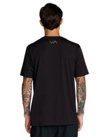 The RVCA Mens Va Blur T-Shirt in Black