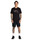 The RVCA Mens Va Blur T-Shirt in Black