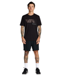The RVCA Mens Va Blur T-Shirt in Black