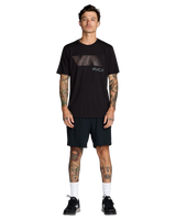The RVCA Mens Va Blur T-Shirt in Black