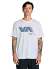 The RVCA Mens Va Blur T-Shirt in White