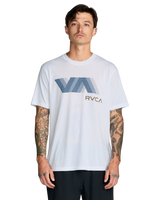 The RVCA Mens Va Blur T-Shirt in White
