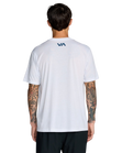 The RVCA Mens Va Blur T-Shirt in White