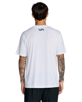 The RVCA Mens Va Blur T-Shirt in White