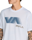 The RVCA Mens Va Blur T-Shirt in White