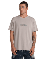 The RVCA Mens Inter RVCA T-Shirt in Brown Stone