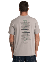 The RVCA Mens Inter RVCA T-Shirt in Brown Stone