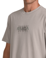 The RVCA Mens Inter RVCA T-Shirt in Brown Stone