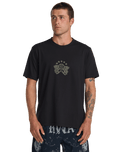 The RVCA Mens Pressed T-Shirt in Black