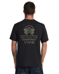 The RVCA Mens Pressed T-Shirt in Black