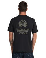 The RVCA Mens Pressed T-Shirt in Black