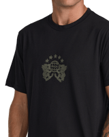 The RVCA Mens Pressed T-Shirt in Black