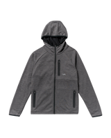 The RVCA Mens Balance Tech Zip Hoodie in Black Heather