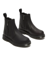 The Dr Martens Womens 2976 Alyson WinterGrip Chelsea Boots in Black