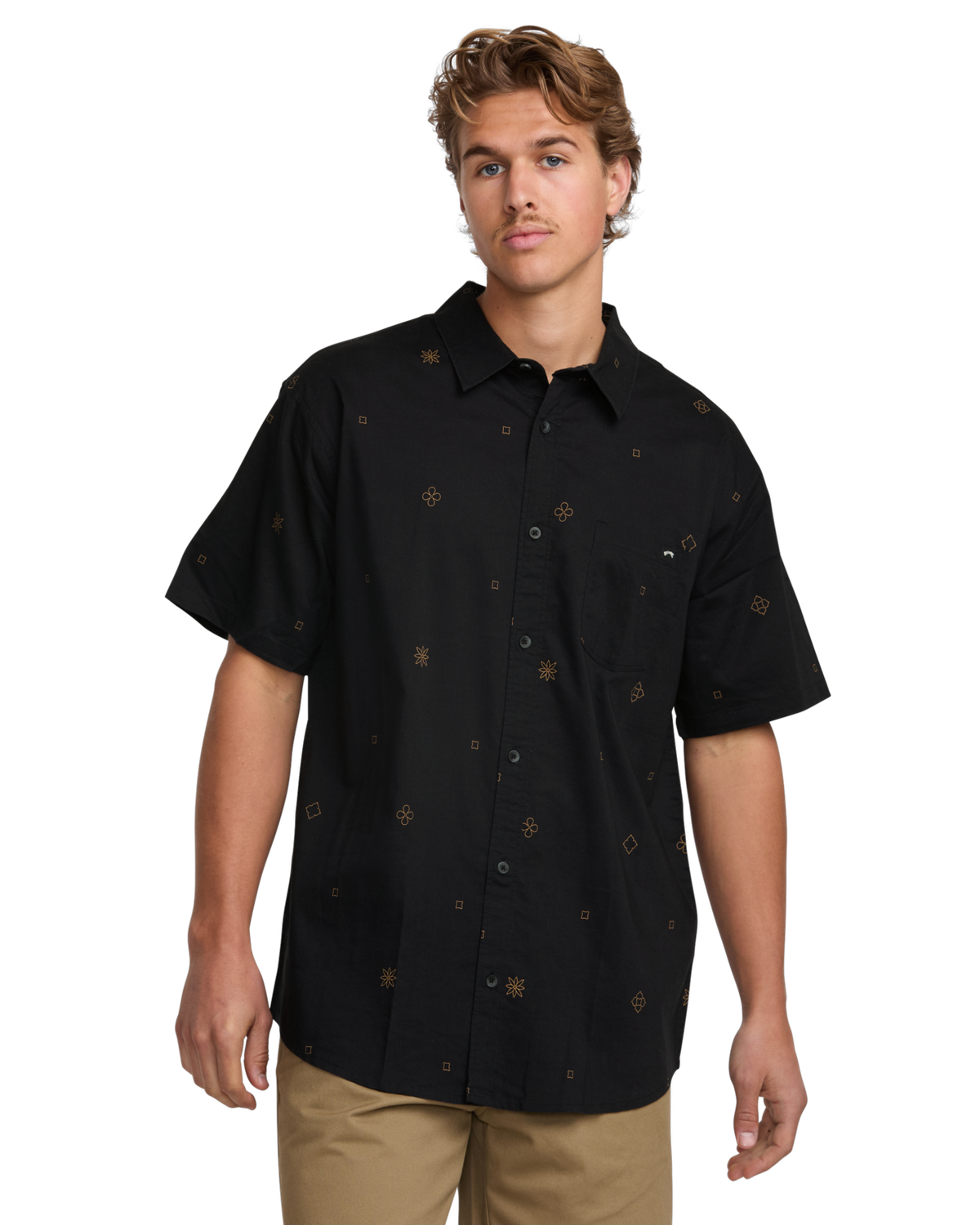 The Billabong Mens Sundays Mini Shirt in Black