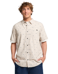 The Billabong Mens Sundays Mini Shirt in Stone