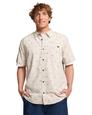 The Billabong Mens Sundays Mini Shirt in Stone