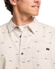 The Billabong Mens Sundays Mini Shirt in Stone