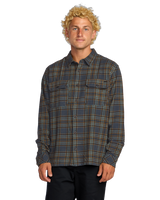 The Billabong Mens Offshore Flannel Shirt in Midnight