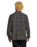 The Billabong Mens Offshore Flannel Shirt in Midnight