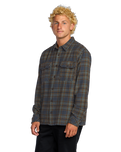 The Billabong Mens Offshore Flannel Shirt in Midnight