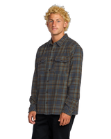 The Billabong Mens Offshore Flannel Shirt in Midnight