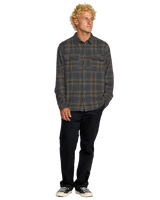 The Billabong Mens Offshore Flannel Shirt in Midnight