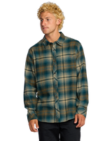The Billabong Mens Coastline Flannel Shirt in Otter