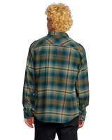 The Billabong Mens Coastline Flannel Shirt in Otter