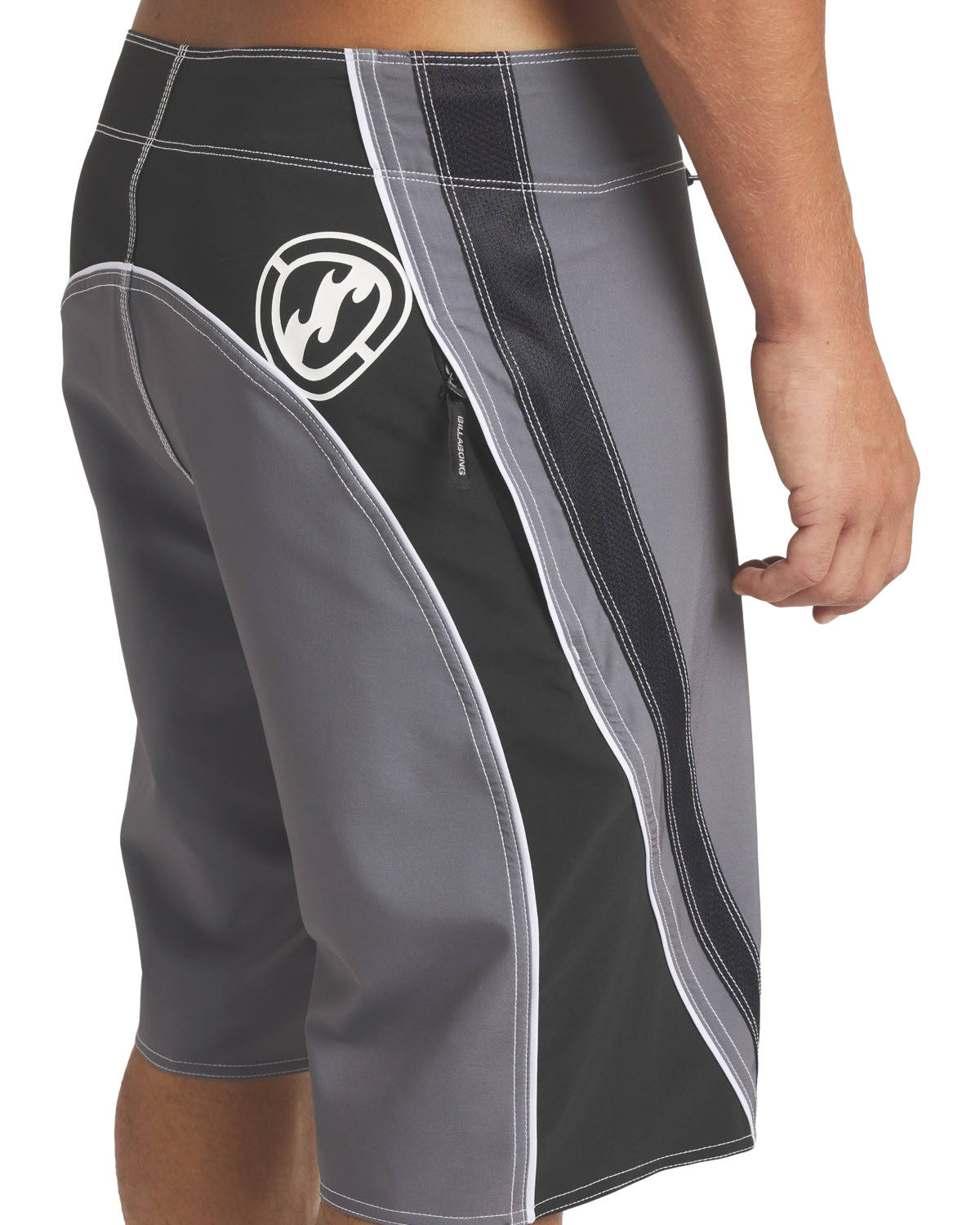 Fluid 2K Pro Boardshorts in Pewter